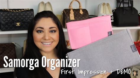 SAMORGA HANDBAG ORGANIZER REVIEW 